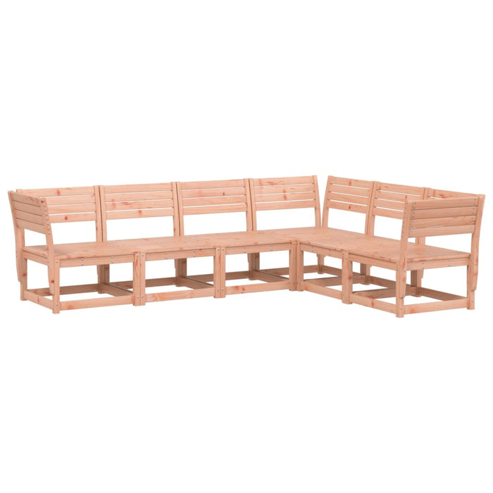 Set Divani da Giardino 6 pz in Legno Massello di Douglas 3217018