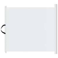 Cancelletto Retrattile per Animali Domestici Bianco 82,5x125 cmcod mxl 114975