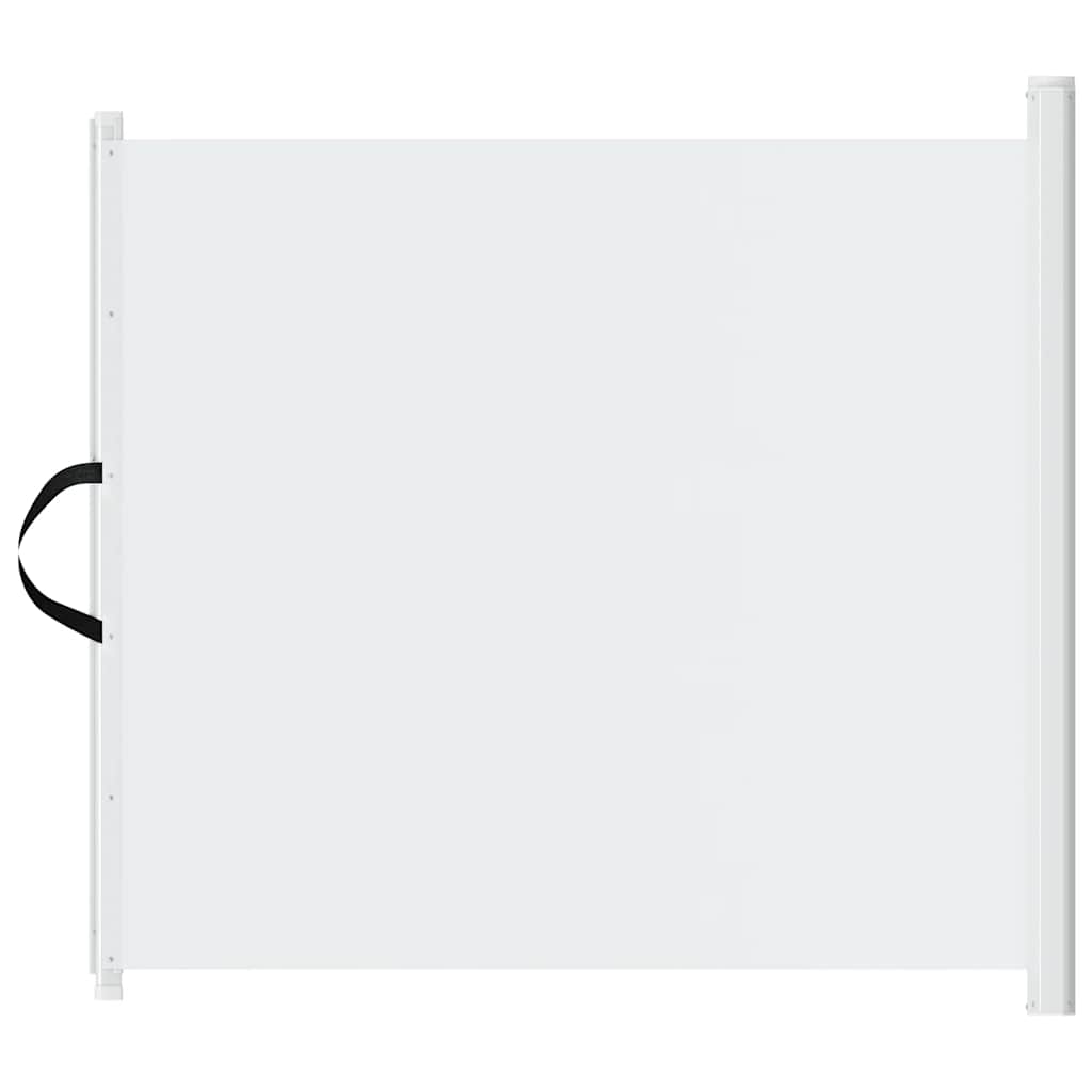Cancelletto Retrattile per Animali Domestici Bianco 102,5x125cm