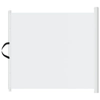 Cancelletto Retrattile per Animali Domestici Bianco 102,5x125cm 4004129