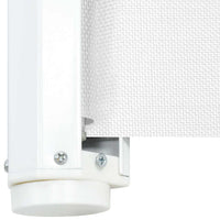 Cancelletto Retrattile per Animali Domestici Bianco 102,5x125cm