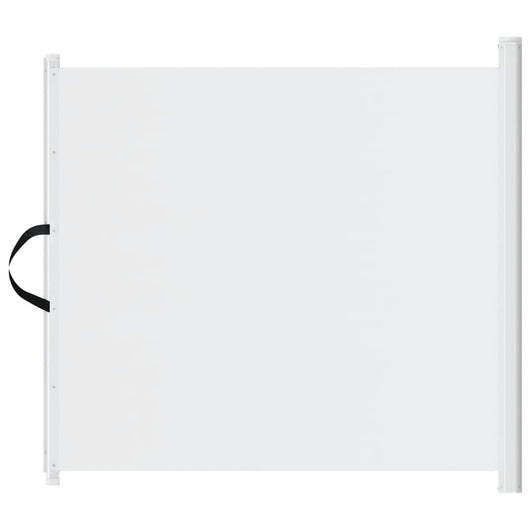 Cancelletto Retrattile per Animali Domestici Bianco 117,5x125cm 4004130
