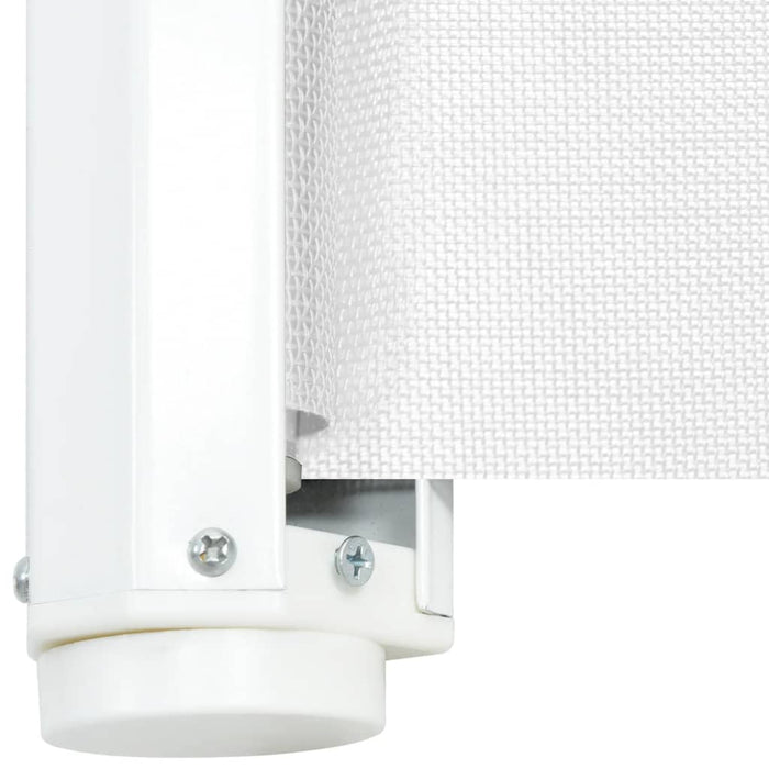 Cancelletto Retrattile per Animali Domestici Bianco 117,5x125cm 4004130