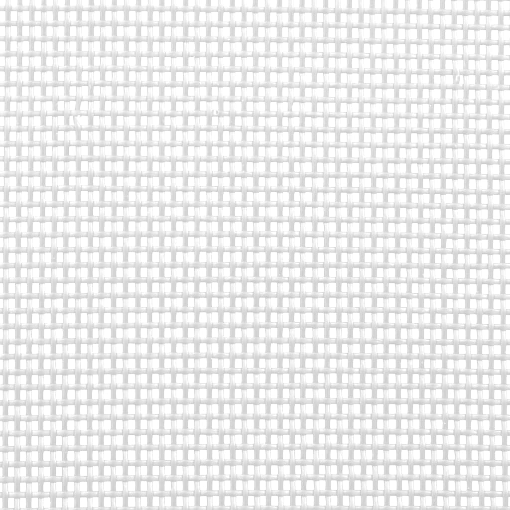 vidaXL Cancelletto Retrattile per Animali Domestici Bianco 117,5x125cm