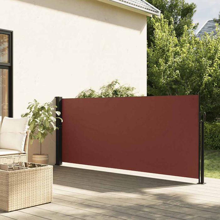 Tenda da Sole Laterale Retrattile Marrone 117x300 cm 4004284