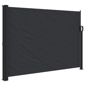 Tenda da Sole Laterale Retrattile Nera 140x300 cm 4004294