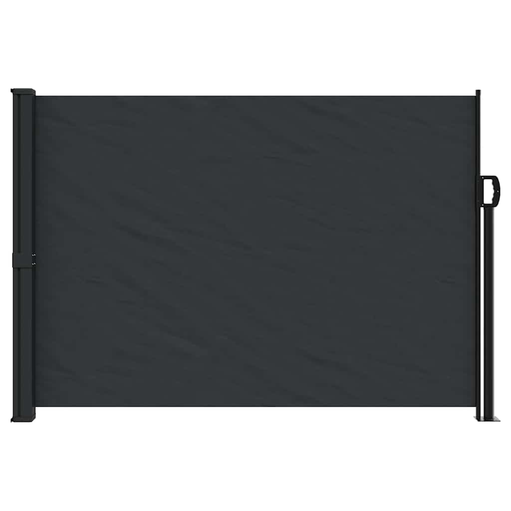 Tenda da Sole Laterale Retrattile Nera 140x300 cm 4004294