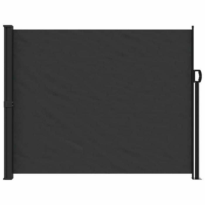 Tenda da Sole Laterale Retrattile Nera 160x300 cm 4004309