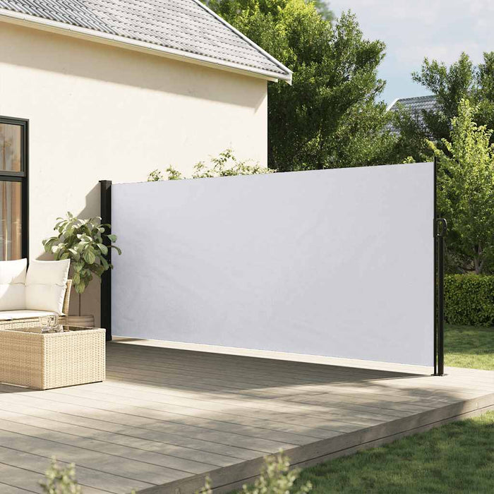 Tenda da Sole Laterale Retrattile Bianco 160x300 cm 4004316