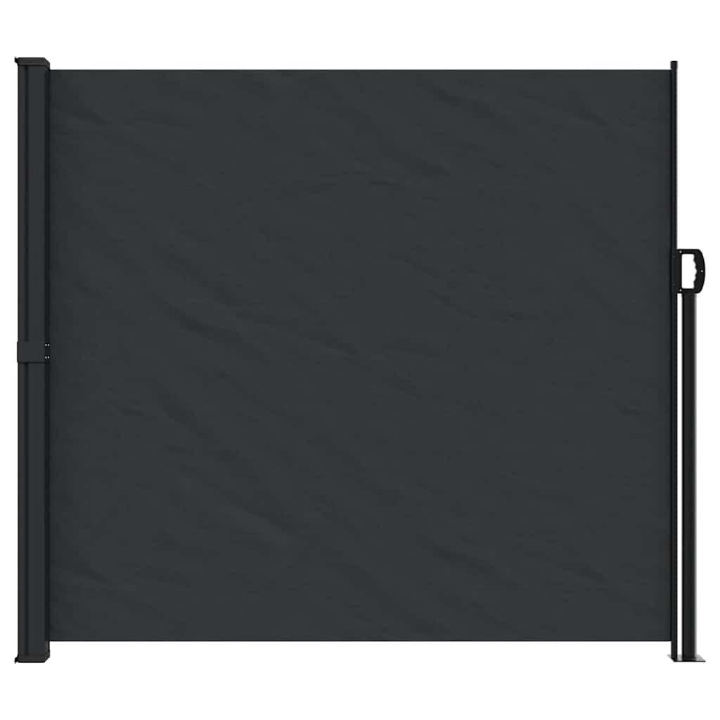 Tenda da Sole Laterale Retrattile Nera 180x300 cm 4004339