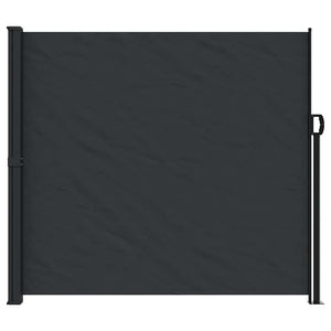 Tenda da Sole Laterale Retrattile Nera 180x300 cm 4004339