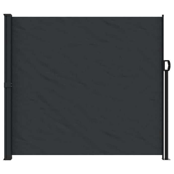 Tenda da Sole Laterale Retrattile Nera 180x300 cm 4004339
