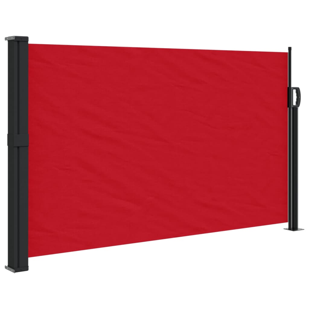 Tenda da Sole Laterale Retrattile Rossa 120x500 cm 4004402