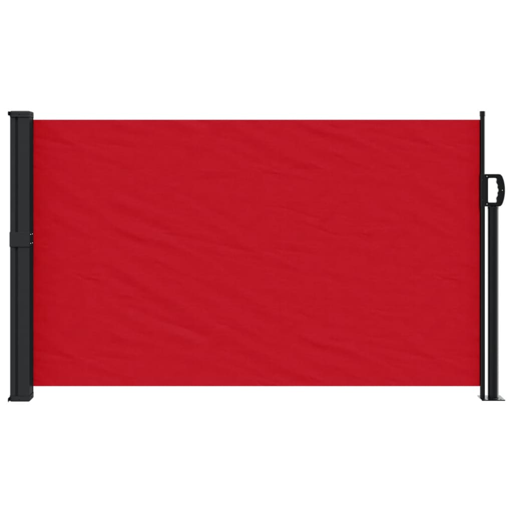 Tenda da Sole Laterale Retrattile Rossa 120x500 cm 4004402