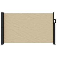 Tenda da Sole Laterale Retrattile Beige 120x500 cm