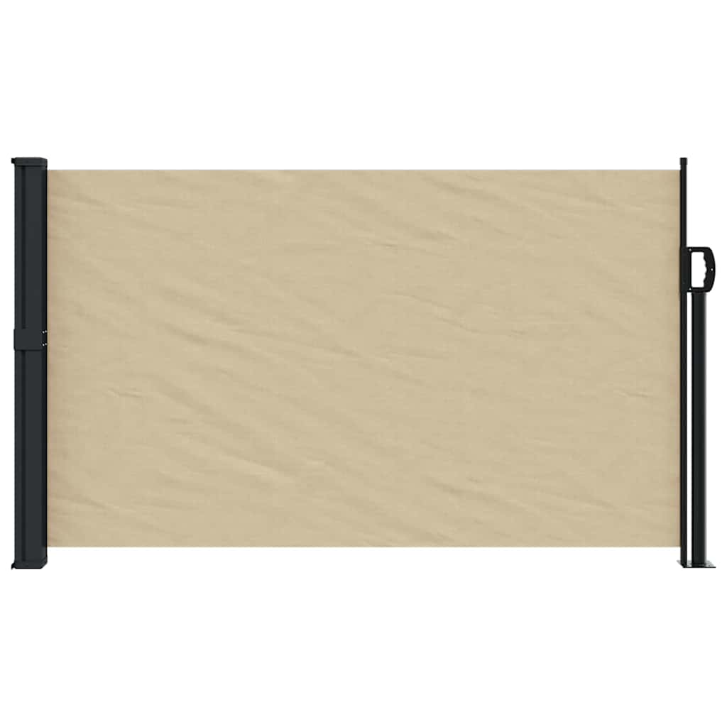 Tenda da Sole Laterale Retrattile Beige 120x500 cm 4004405