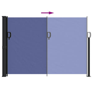 Tenda da Sole Laterale Retrattile Blu 140x500 cm 4004416