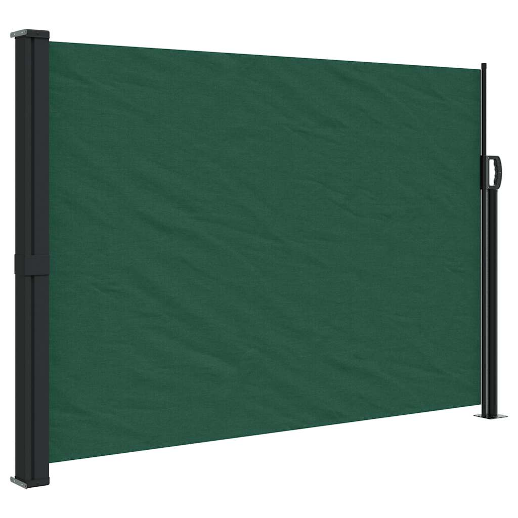 Tenda da Sole Laterale Retrattile Verde Scuro 140x500 cm 4004425