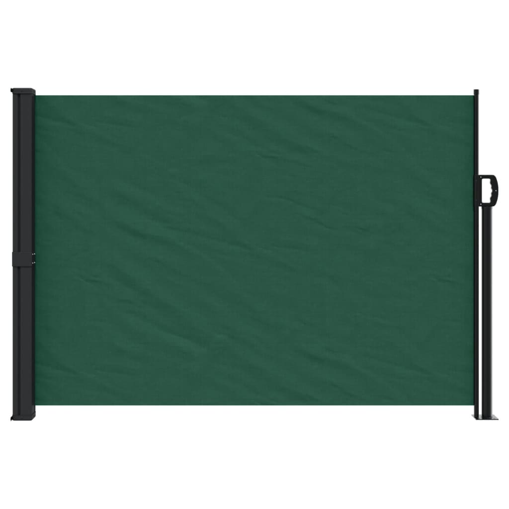Tenda da Sole Laterale Retrattile Verde Scuro 140x500 cm 4004425