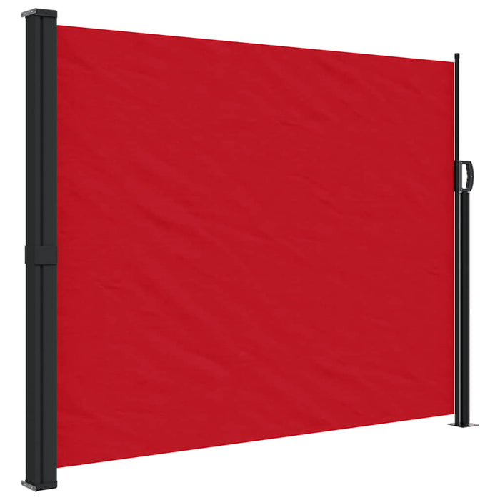 Tenda da Sole Laterale Retrattile Rossa 160x500 cm 4004432