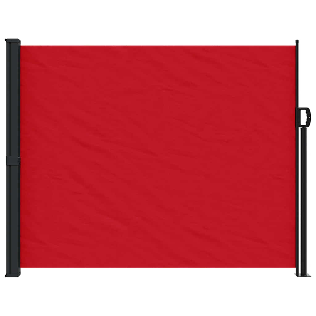 Tenda da Sole Laterale Retrattile Rossa 160x500 cm 4004432