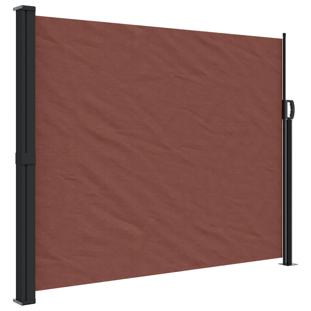 Tenda da Sole Laterale Retrattile Marrone 160x500 cm 4004434