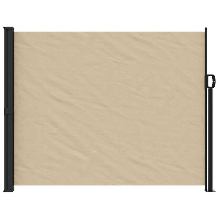 Tenda da Sole Laterale Retrattile Beige 160x500 cm