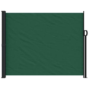 Tenda da Sole Laterale Retrattile Verde Scuro 160x500 cm