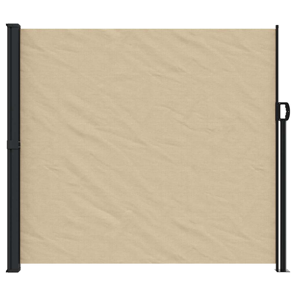 Tenda da Sole Laterale Retrattile Beige 180x500 cm 4004450