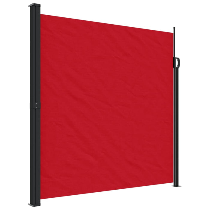 Tenda da Sole Laterale Retrattile Rossa 200x500 cm 4004462