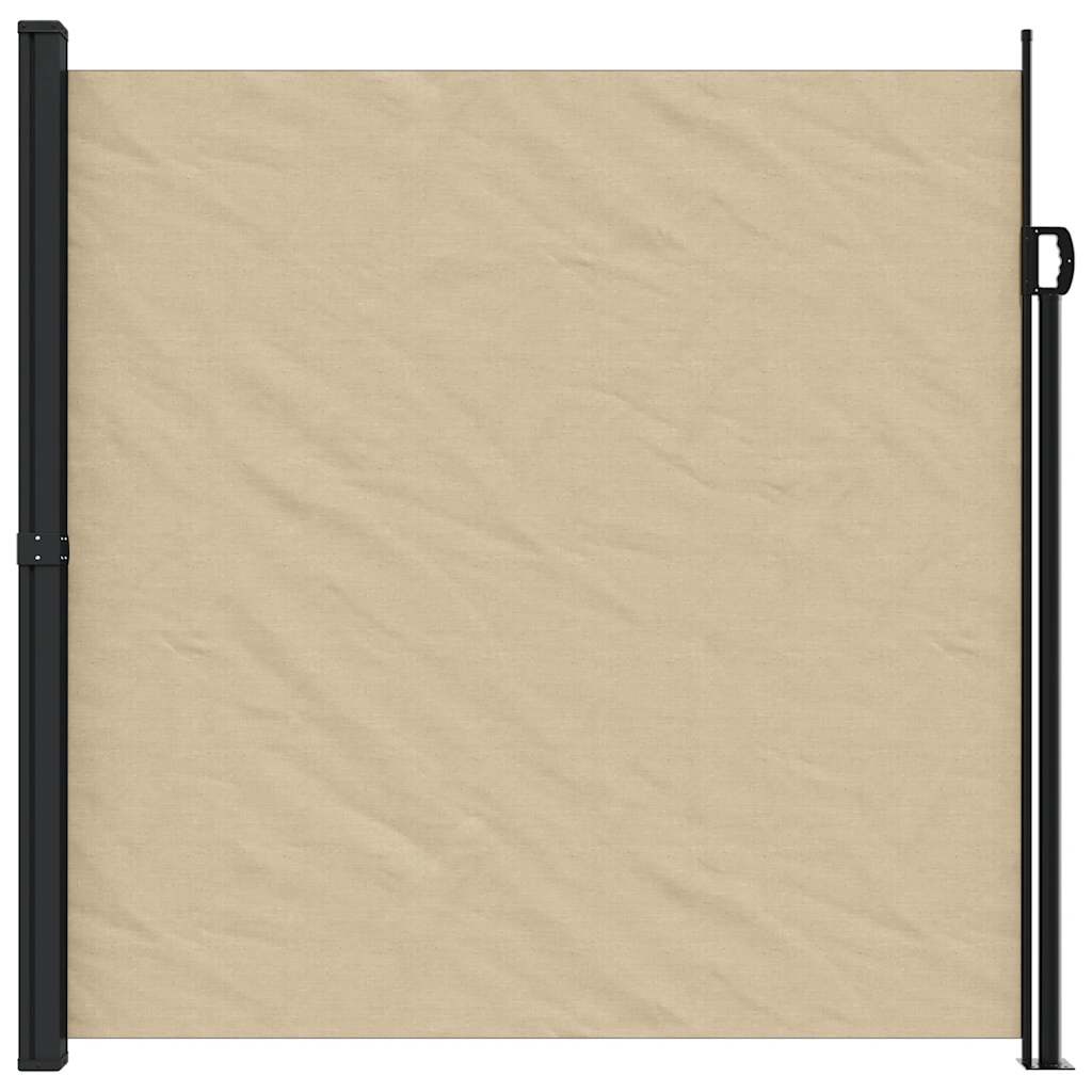 Tenda da Sole Laterale Retrattile Beige 200x500 cm 4004465