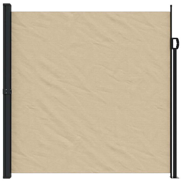 Tenda da Sole Laterale Retrattile Beige 200x500 cm 4004465