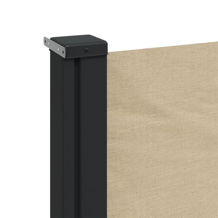 Tenda da Sole Laterale Retrattile Beige 200x500 cm 4004465