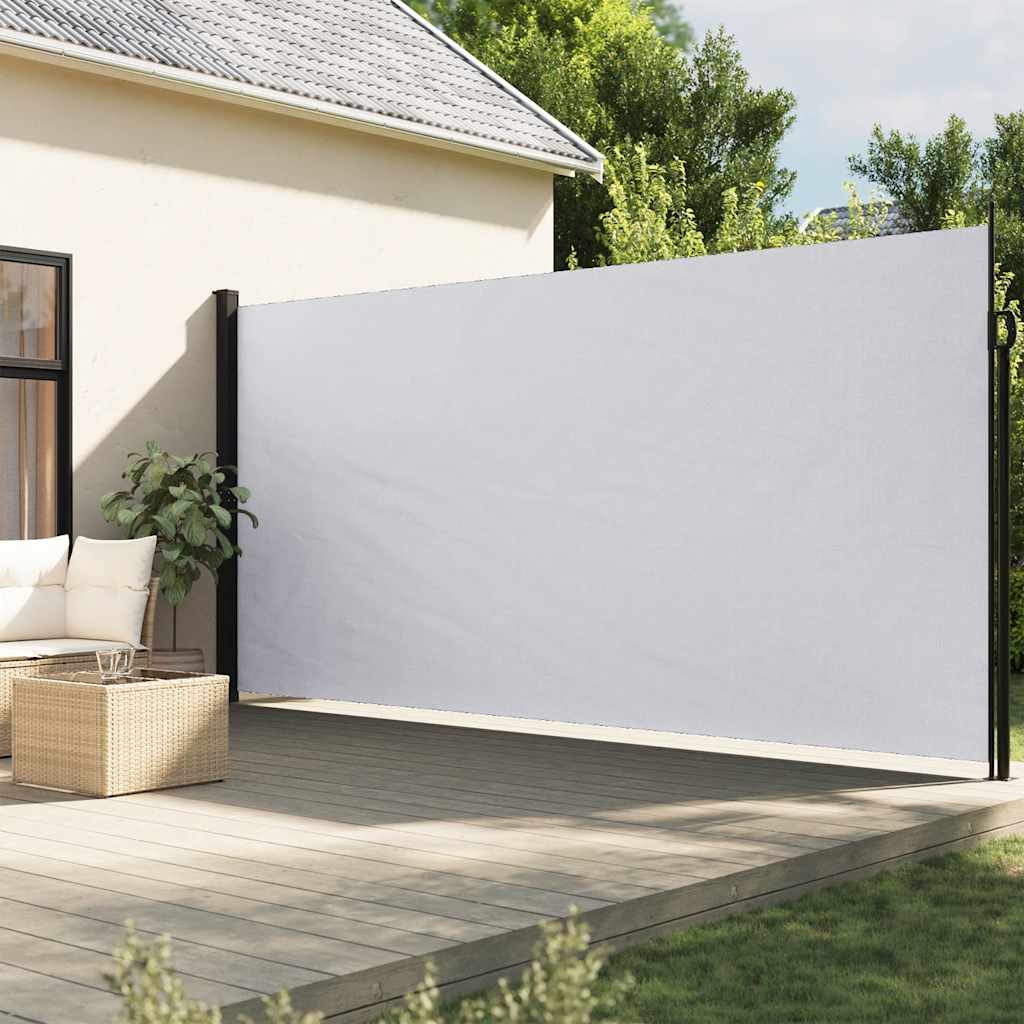 Tenda da Sole Laterale Retrattile Bianco 220x500 cm 4004481