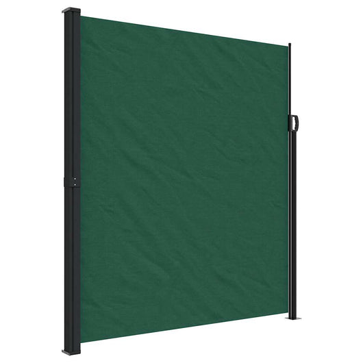 Tenda da Sole Laterale Retrattile Verde Scuro 220x500 cm 4004485
