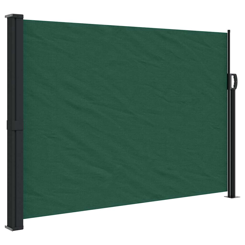 Tenda da Sole Laterale Retrattile Verde Scuro 140x600 cm 4004515