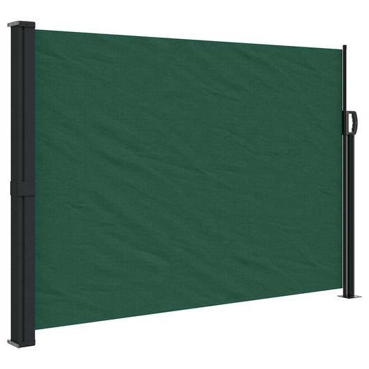 Tenda da Sole Laterale Retrattile Verde Scuro 140x600 cm 4004515