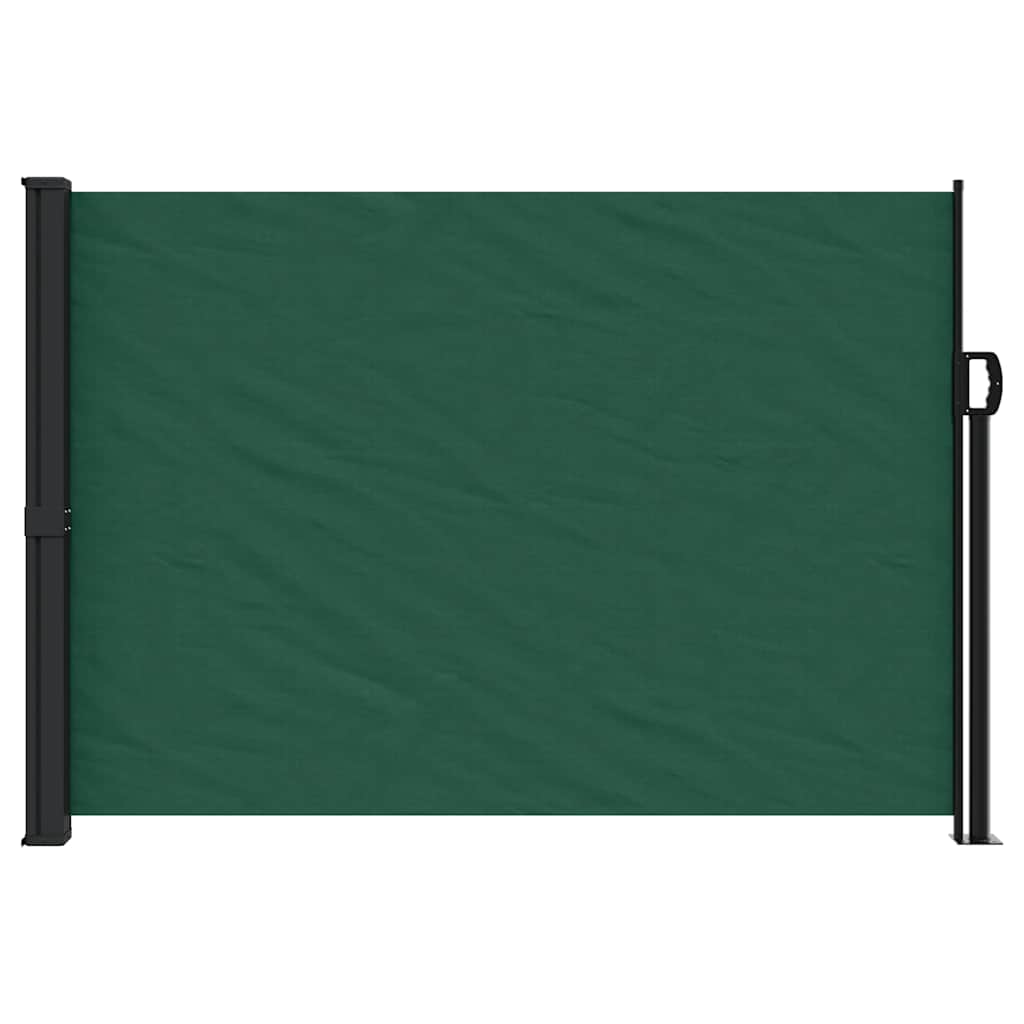 Tenda da Sole Laterale Retrattile Verde Scuro 140x600 cm 4004515