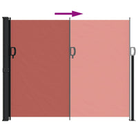 Tenda da Sole Laterale Retrattile Terracotta 160x600 cm 4004528