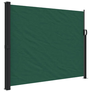 Tenda da Sole Laterale Retrattile Verde Scuro 160x600 cm 4004530