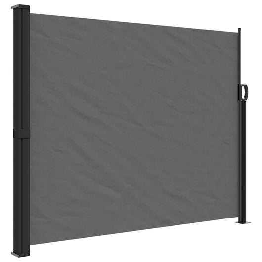Tenda da Sole Laterale Retrattile Antracite 160x600 cm 4004533