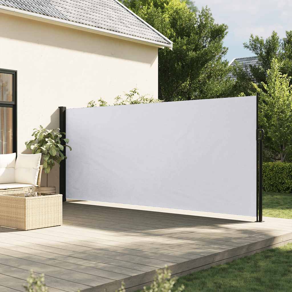 Tenda da Sole Laterale Retrattile Bianco 180x600 cm 4004541