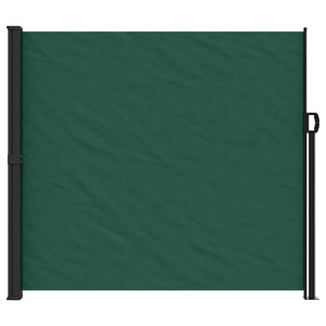 Tenda da Sole Laterale Retrattile Verde Scuro 180x600 cm