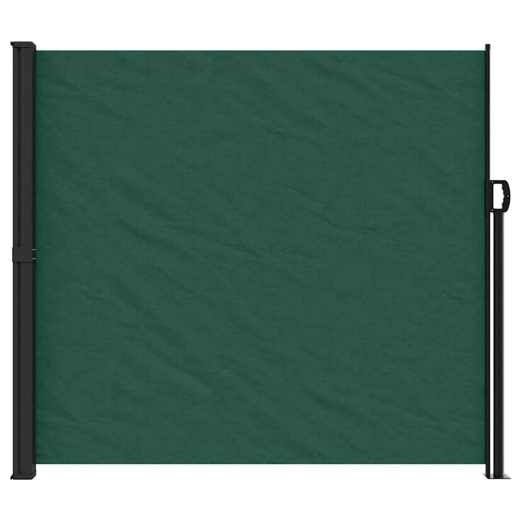 Tenda da Sole Laterale Retrattile Verde Scuro 180x600 cm 4004545