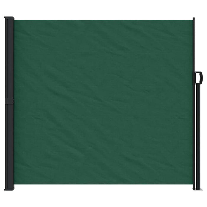 Tenda da Sole Laterale Retrattile Verde Scuro 180x600 cm 4004545