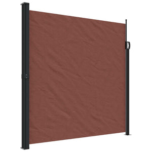 Tenda da Sole Laterale Retrattile Marrone 200x600 cm 4004554