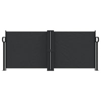 Tenda da Sole Laterale Retrattile Nera 100x600 cm 4004579