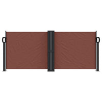 Tenda da Sole Laterale Retrattile Marrone 100x600 cm 4004584