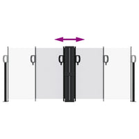 Tenda da Sole Laterale Retrattile Bianca 100x600 cm 4004586