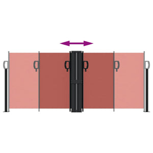 Tenda da Sole Laterale Retrattile Terracotta 100x600 cm 4004588